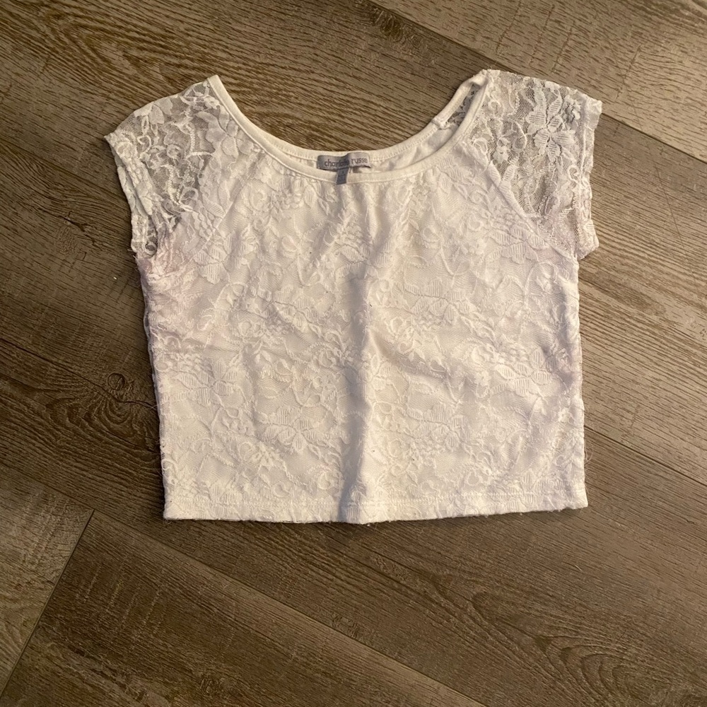 White Crop Top